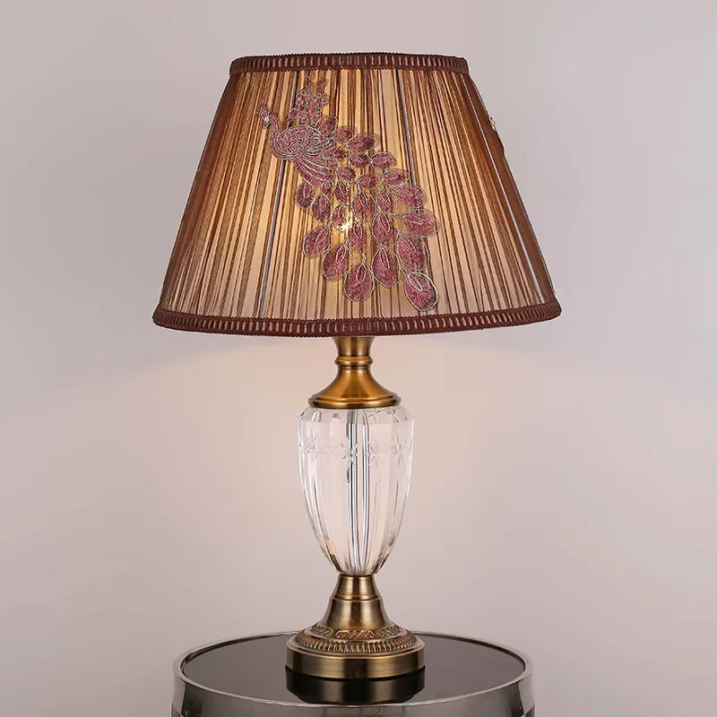 

Lighting, American, European, high-end, atmospheric, crystal, desk lamp, bedroom, living room, floor, dimmable