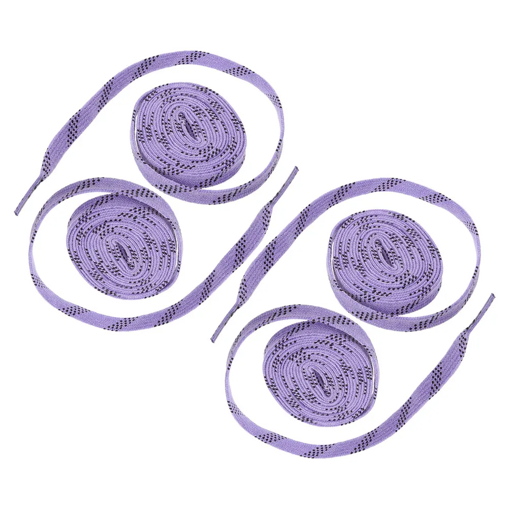 

2 Pairs Waxed Shoelaces Ice Hockey Skate Accessories Sports Skates Flat Supplies