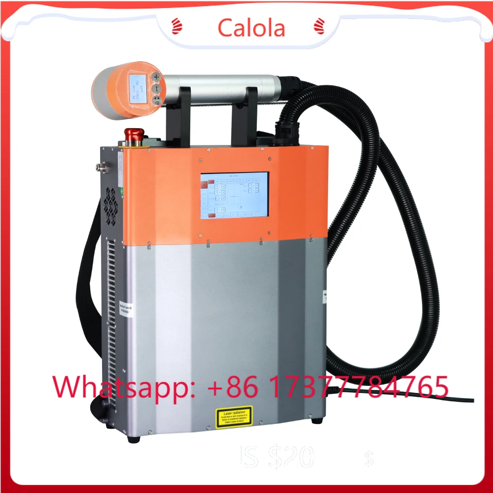 100W 200W Portable Backpack Handheld Fiber Cleaning Machine Easy Operation Rust Paint Oil Remover