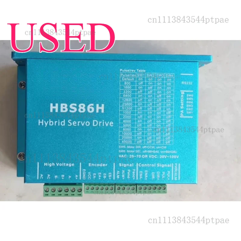 A closed-loop stepper driver model: hbs86h, powered by ac48-80v, with a maximum output of 8.2a (actual picture taken)