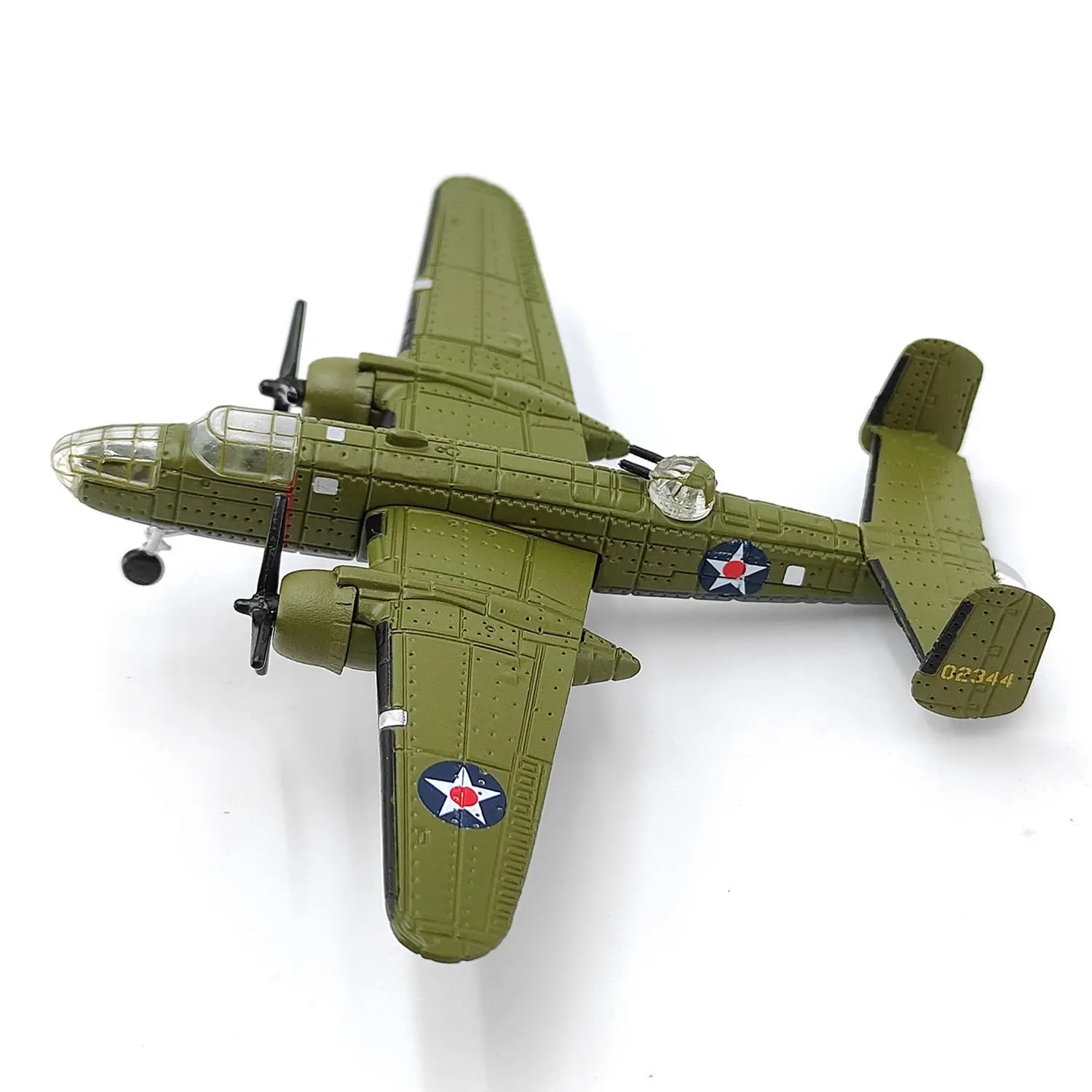 

Diecast AIRCRAFT 1:200 Scale US Air Force B-25 Medium Bomber American Alloy Aircraft Model Collectible Toy Gift Souvenir