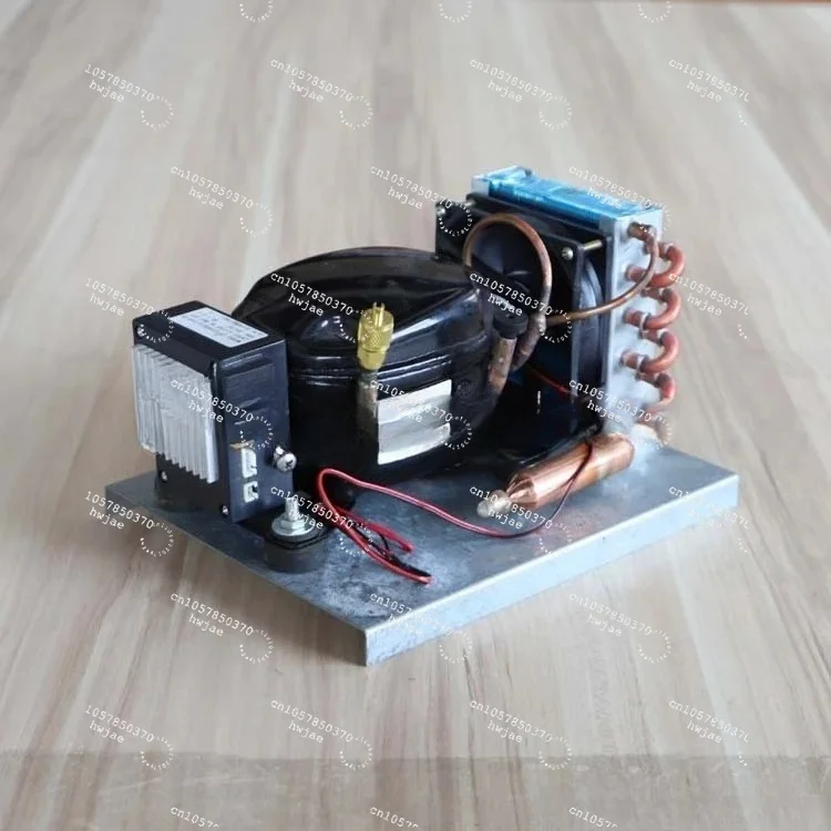 DC compressor condensing unit miniature refrigeration unit air-cooled refrigerator unit R134a12V24V