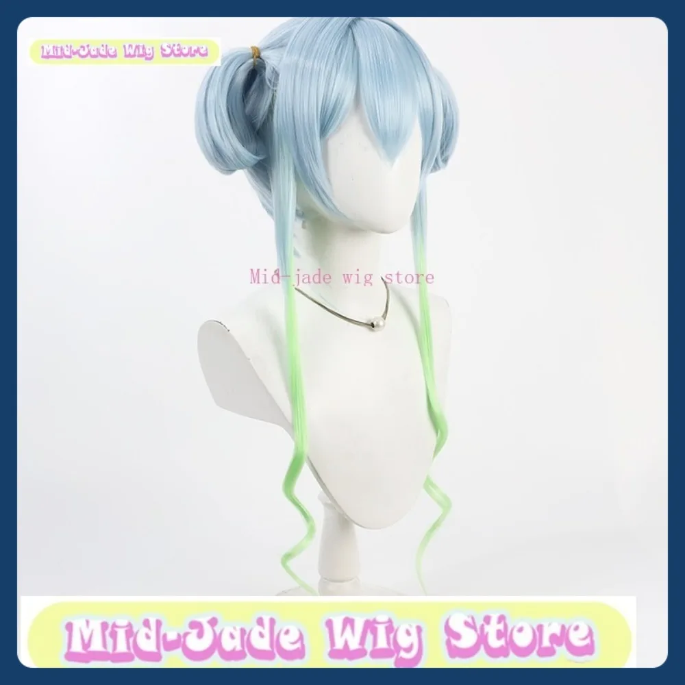 Mid-jade Wig Store Ongeki Suzu Island Aris Cosplay Wig Anime Game Role Playing Synthetic Hair Halloween Party
