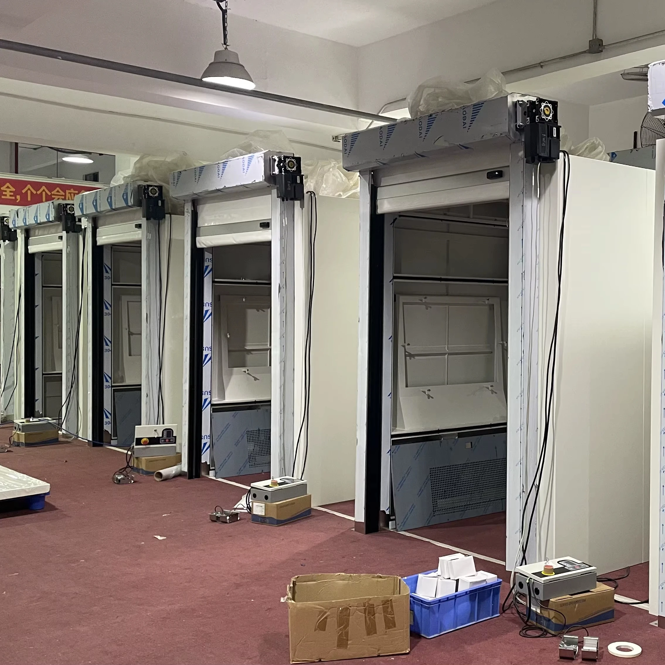 

Clean Room Equipment Class 100 Automatic Induction Door Cargo Air Showers For Food Industry