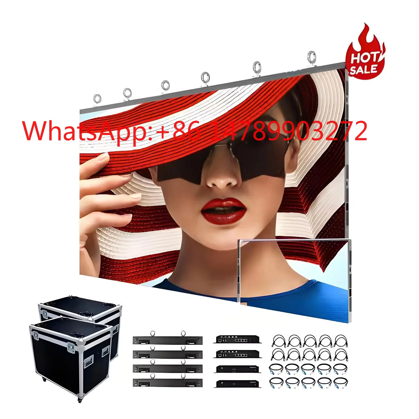 P3.91 500*1000 HD LED Digital Signage Durable Stage Event Rental Advertising Display Screen