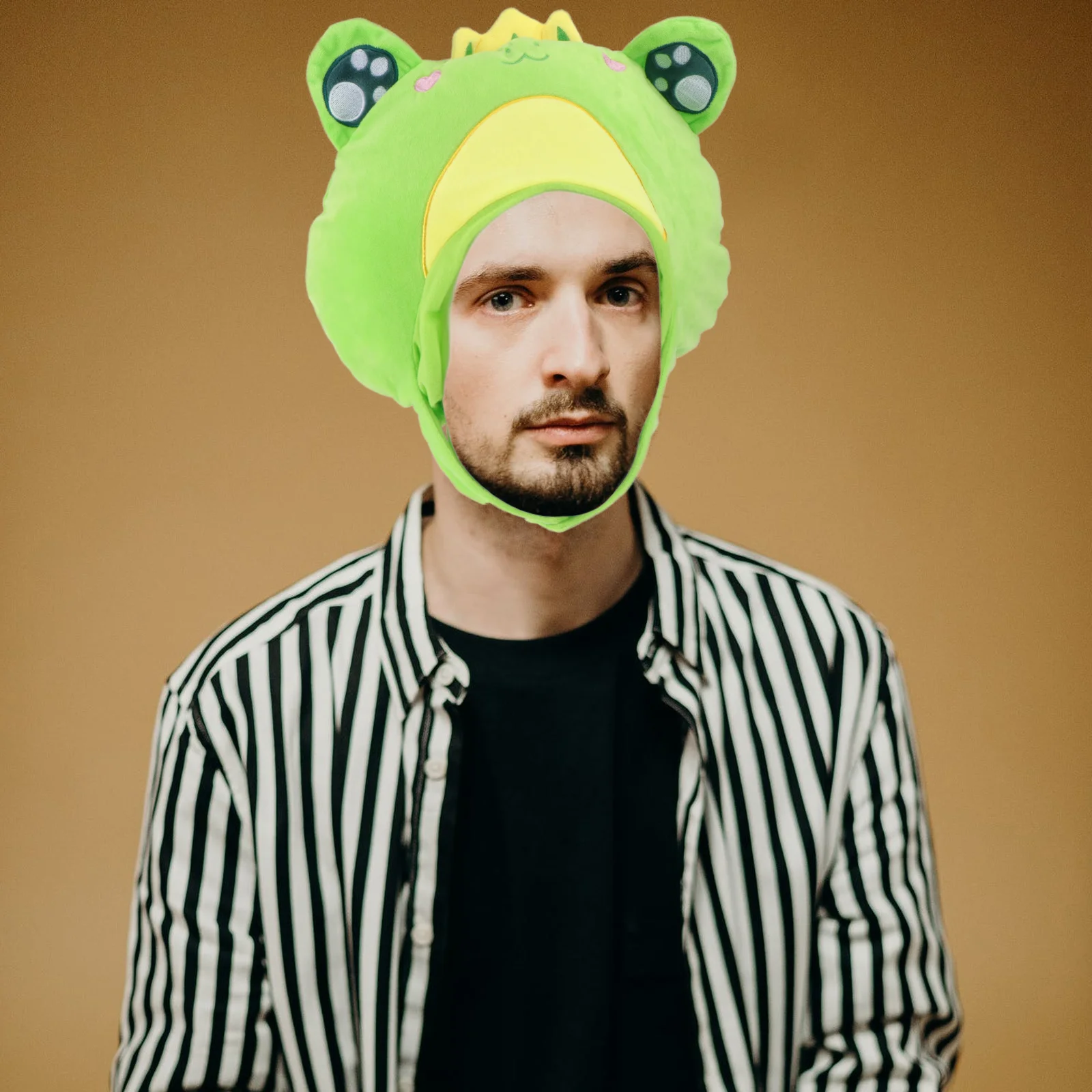 

1 шт., забавная праздничная шляпа с короной лягушки, новинка, костюм, головной убор для маскарадных фестивалей, ролевых игр, забавный костюм, шляпа