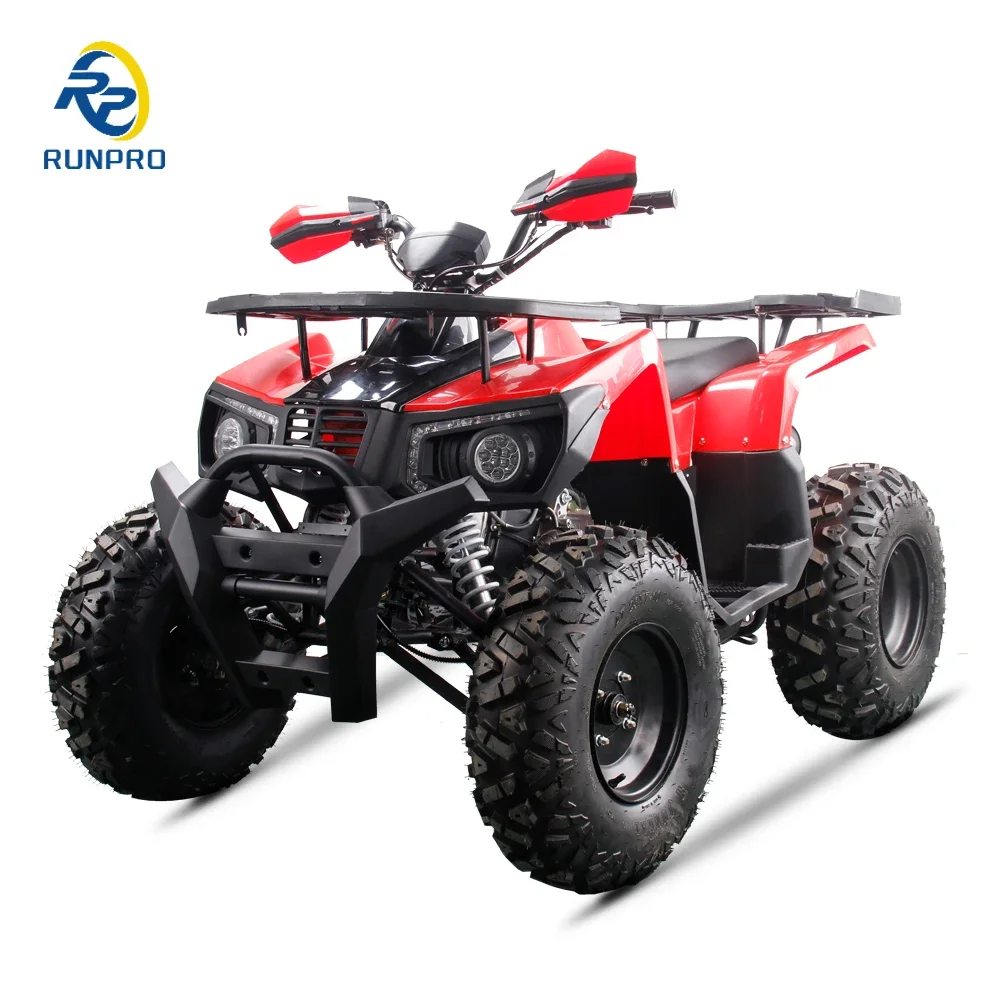 Adulto 200CC Gas ATV 10 pollici acciaio 4 ruote con avviamento elettrico All-terrain Outdoor potente Quad moto ATV