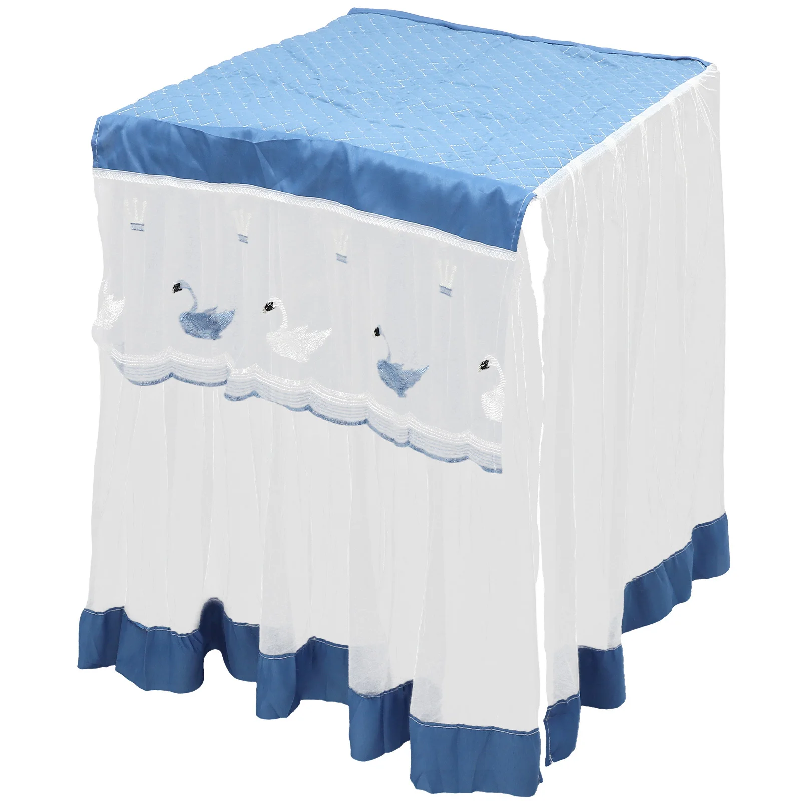 

Washing Machine Cover 42x24x36 Inches Waterproof Dust Protective with Embroidery Design for Laundry Room Decorative Household