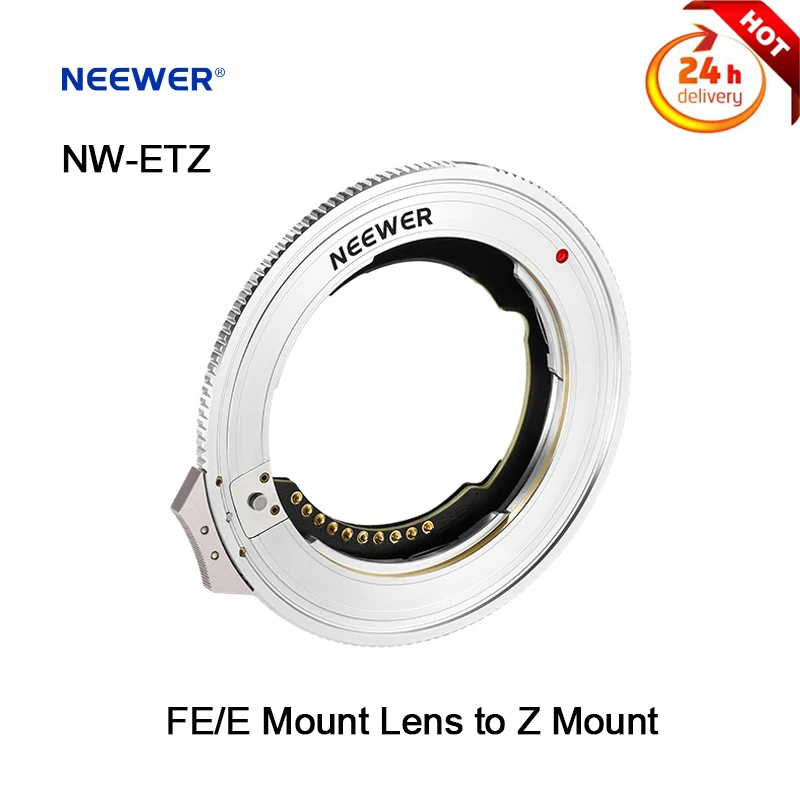 NEEWER NW-ETZ Adapter Auto-Focus Adapter Ring Sony E/FE Lens to Nikon Z Zf Z62 Z8 Z9 Z72 Z5 zfc Z50/30 Mount Cameras