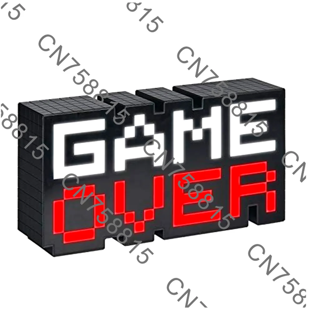 

Color-changing sound response Favorite decorative game light 8-bit pixel game light