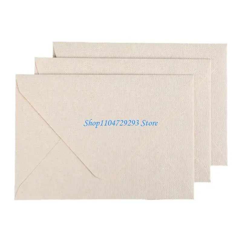 Pack Of 20 A 5 Size Texture Envelope Set In Earth Tone Classical Styles Perfect For Wedding Invitations & Greeting Card 
