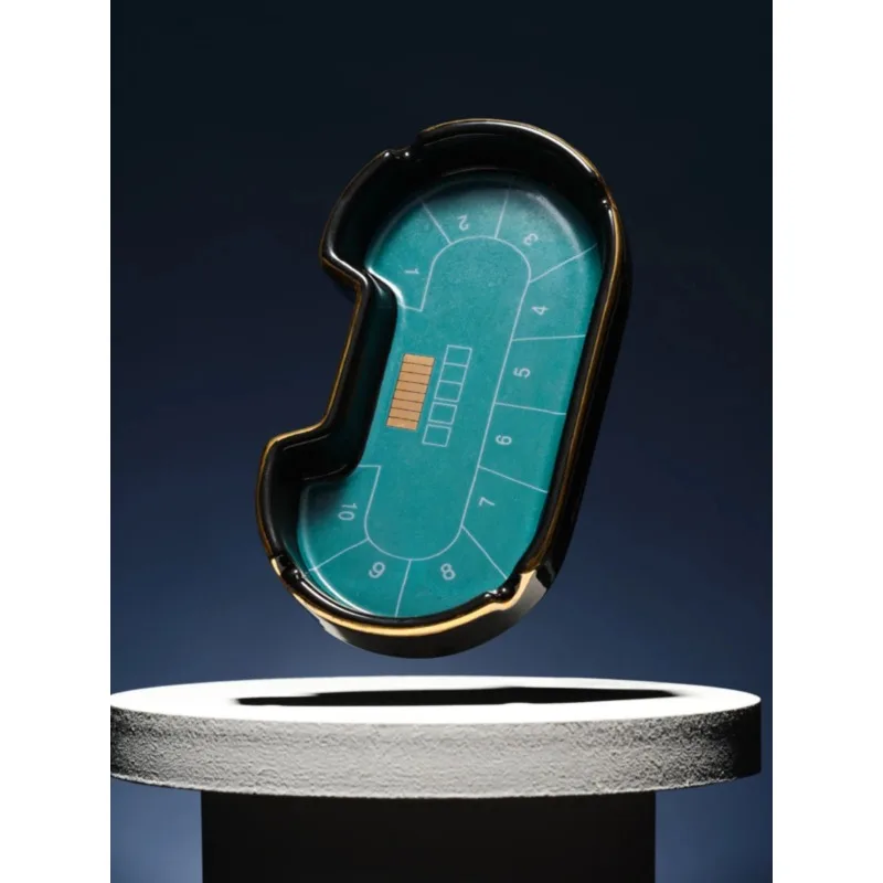 Poker table ceramic home trend entertainment office ashtray