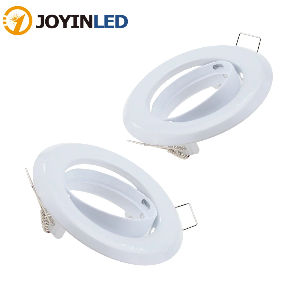 

Round Adjustable LED Ceiling Lamp Holder Bases Halogen Light Bracket Cup LED Downlight GU10 MR16 LED Spot Light Bulb Lamp Holder