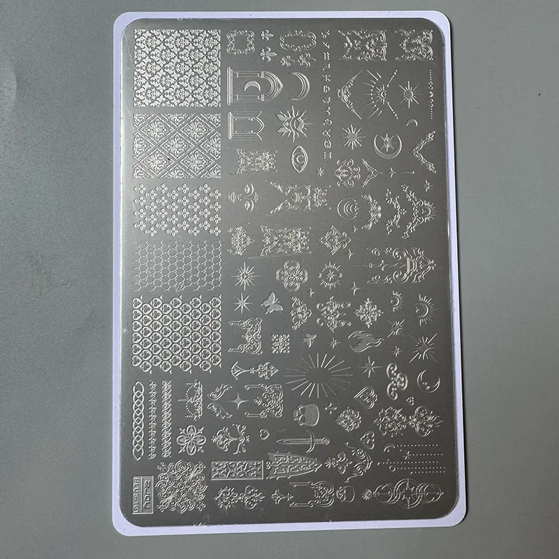 XMQ NAIL ART STAMPING PLATES LACE FLOWER TEMPLATES IMAGEPLATE TOOLS