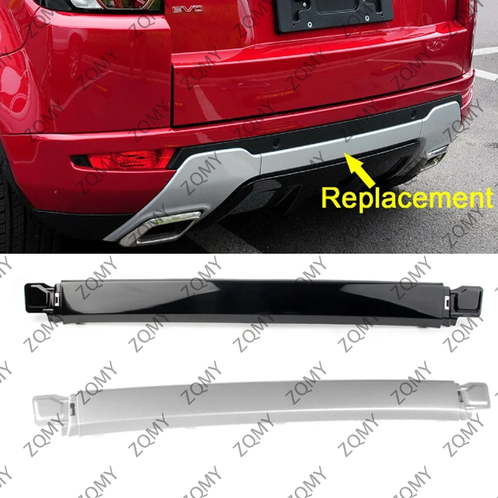 1pcs ABS Car Rear Bumper Central Bar Protective Trim Cover For Range Rover Evoque 2012 2013 2014 2015 2016 2017 2018