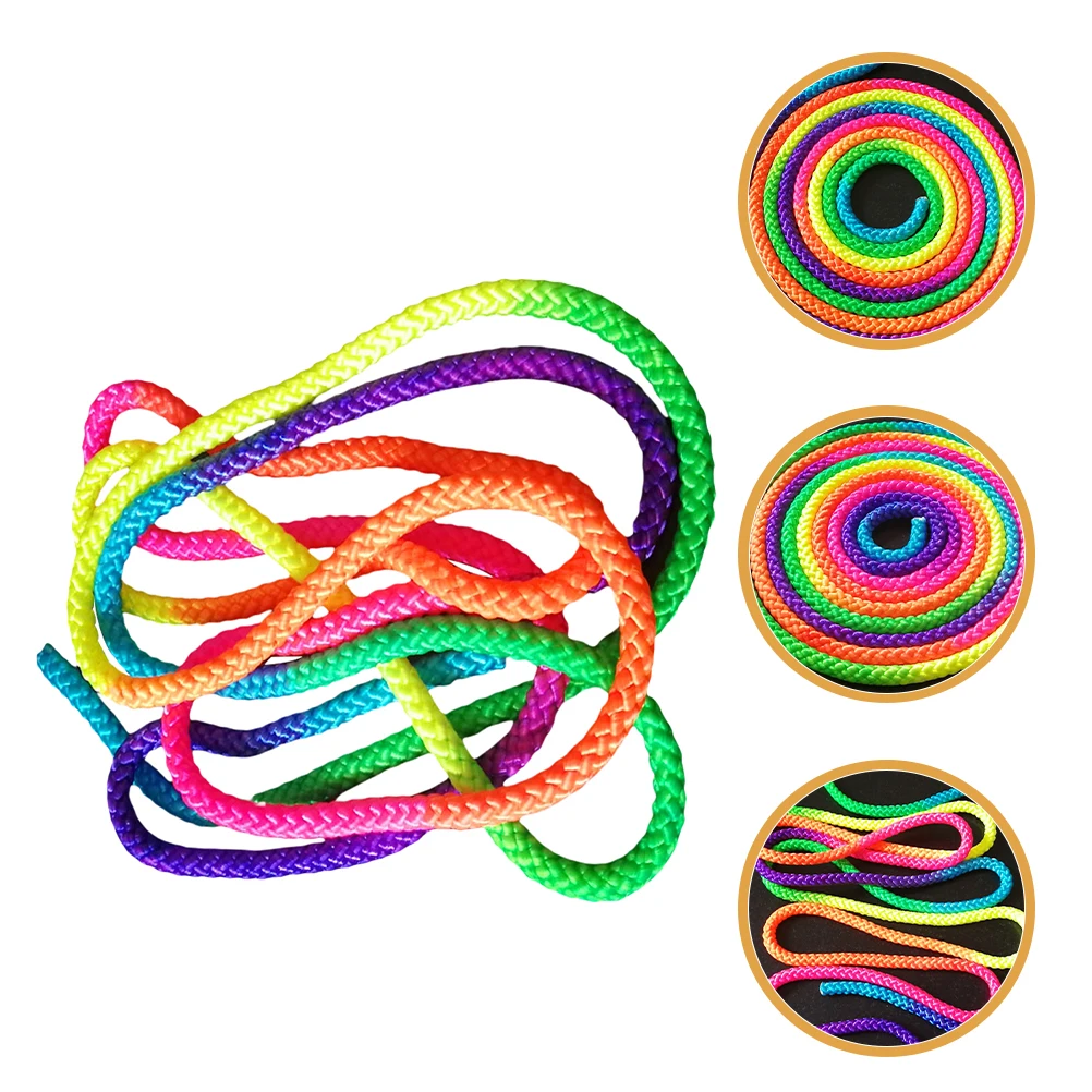 Cuerda de gimnasia rítmica, 1 pieza, Material de lino y algodón fuerte, equipo de entrenamiento para competición, cuerda para saltar, entrenamiento físico