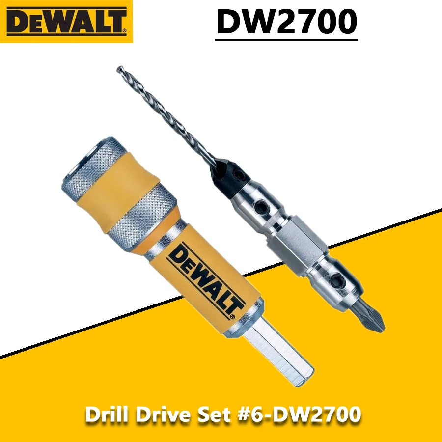 Imagem -03 - Broca Dewalt Escareador Madeira Unidade Completa Flip Drive Acessórios Dw2700 Dw2701 Dw2702 10 em mm mm 10 mm