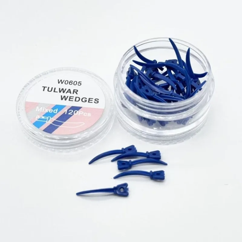 40pcs Laboratory Consumables Sickle Wedge Gap Plastic Wedge with Hole. Best Tool
