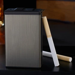 Portable Cigarette Case Hold 20pcs Cigarettes Pocket Storage Box Waterproof Anti-pressure Tobacco Holder Smoking Box Men's Gifts