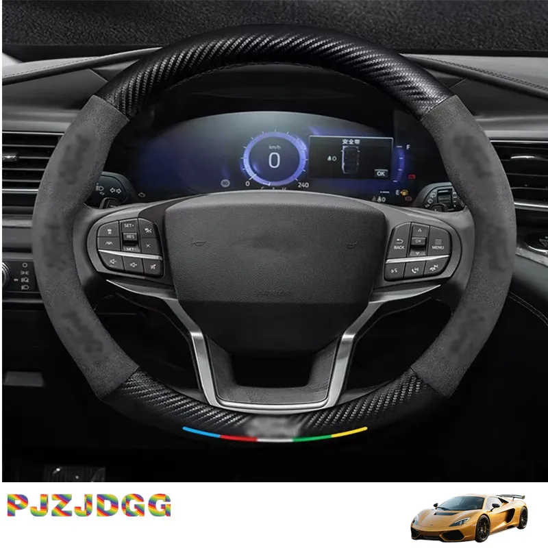 

Car Steering Wheel Cover For Hyundai i10 i20 i30 i40 ix25 ix35 ix55 Tucson Palisade Kona Santa-fe Getz IONIQ Sonata Solaris Ceed