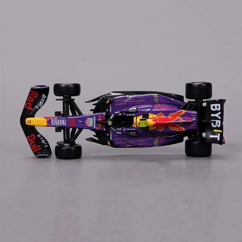 Neues Produkt 1:43 2024 bburago f1 red bull racing rb19 las vegas version legierung miniatur druckguss modell spielzeug auto weihnachts geschenk