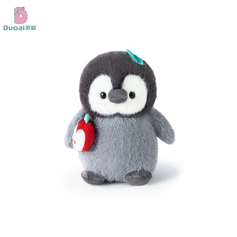 Pingüino Kawaii de peluche para bebé, muñeca reconfortante para dormir, pingüino esponjoso con bufanda, sombrero de Chef, Animal relleno, regalo de cumpleaños y Halloween