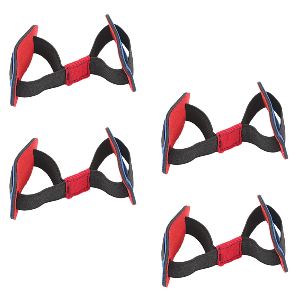 

4pcs Hallux Valgus Corrector Toe Stretcher Band For Foot Pain Relief Elastic Comfortable Washable Home Use Foot Care Tool