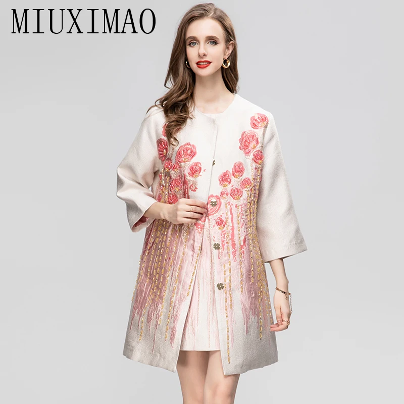 Imagem -02 - Miuxiao-jaqueta Feminina de Peito Único Flor Preta com o Pescoço Cabolsa de Diamantes Moda Elegante Outono e Inverno 2023