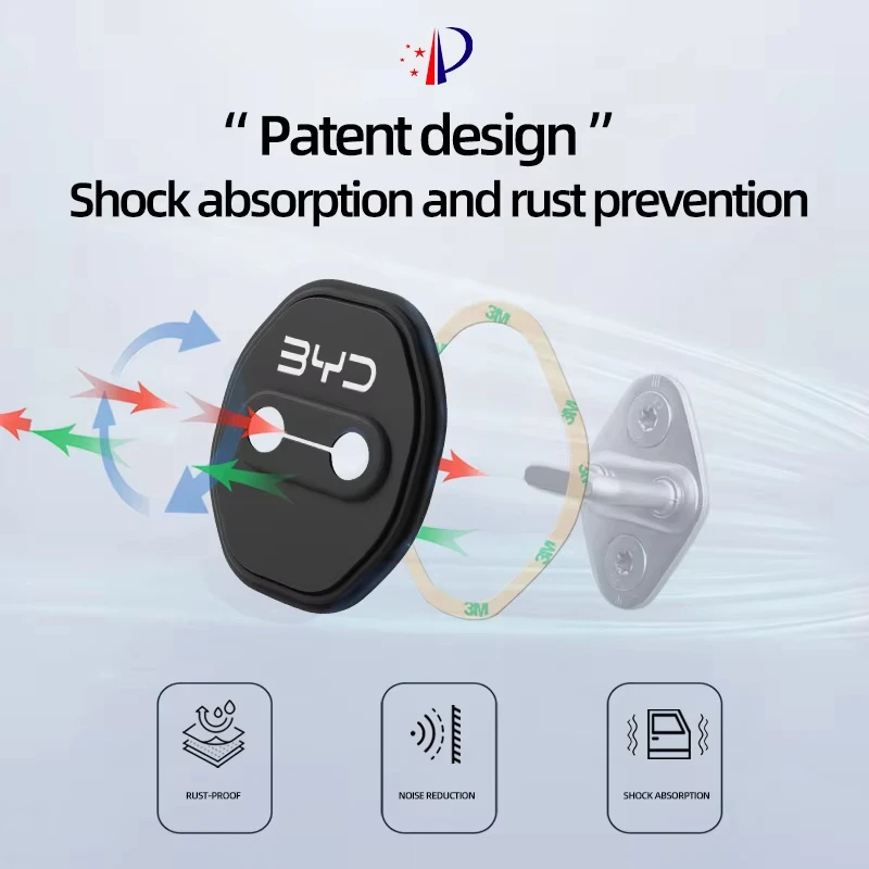 Car Silicone Door Lock Cover Protective Styling Accessory For BYD Atto 3 Tang EV600 Han EV Yuan ATTO 3 Song PLUS Pro MAX DMI Qin