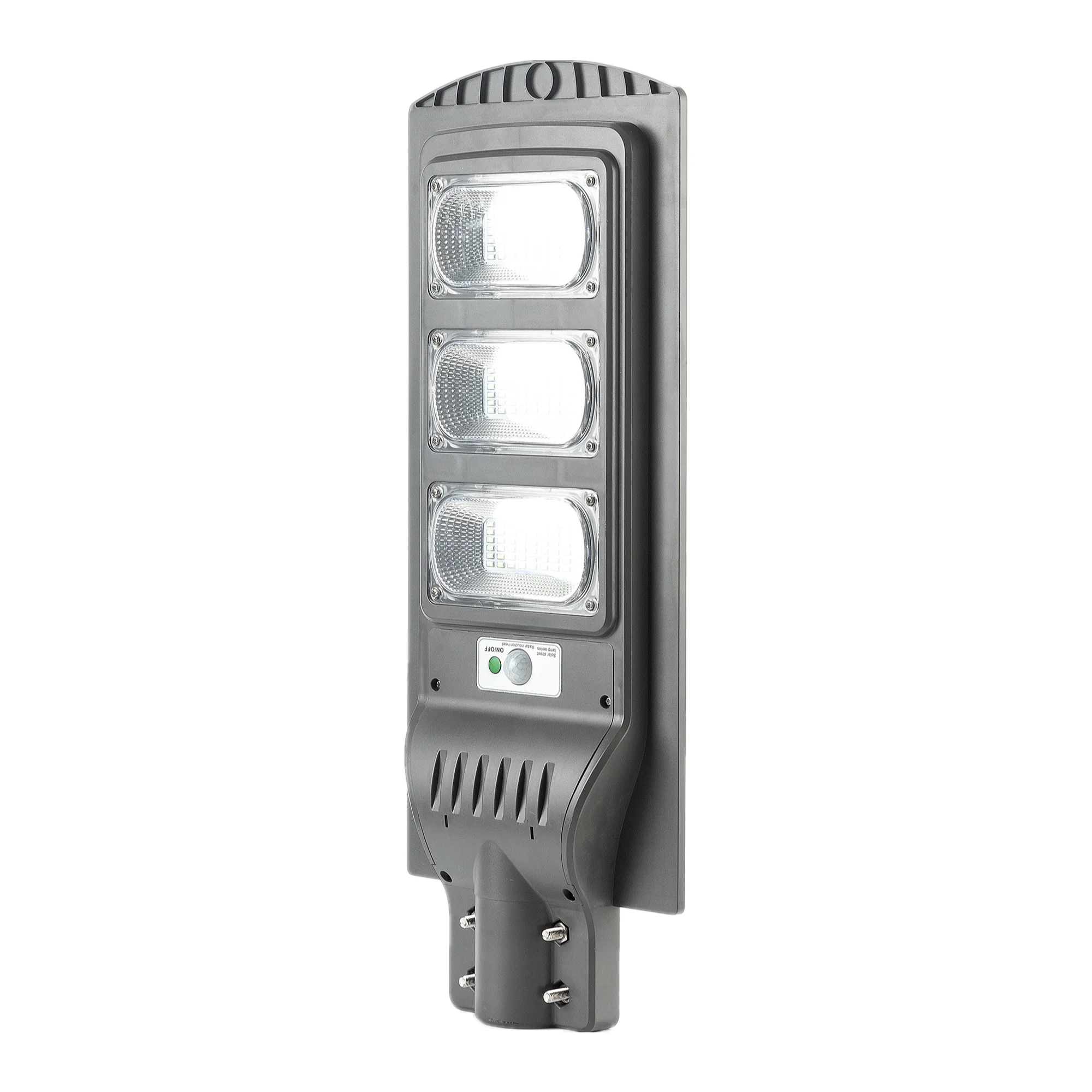 Smart Control 120W ABS All-In-One Solar Street Light for Road and Garden LED IP65 DC Battery Power ROHS and FCC Certified
