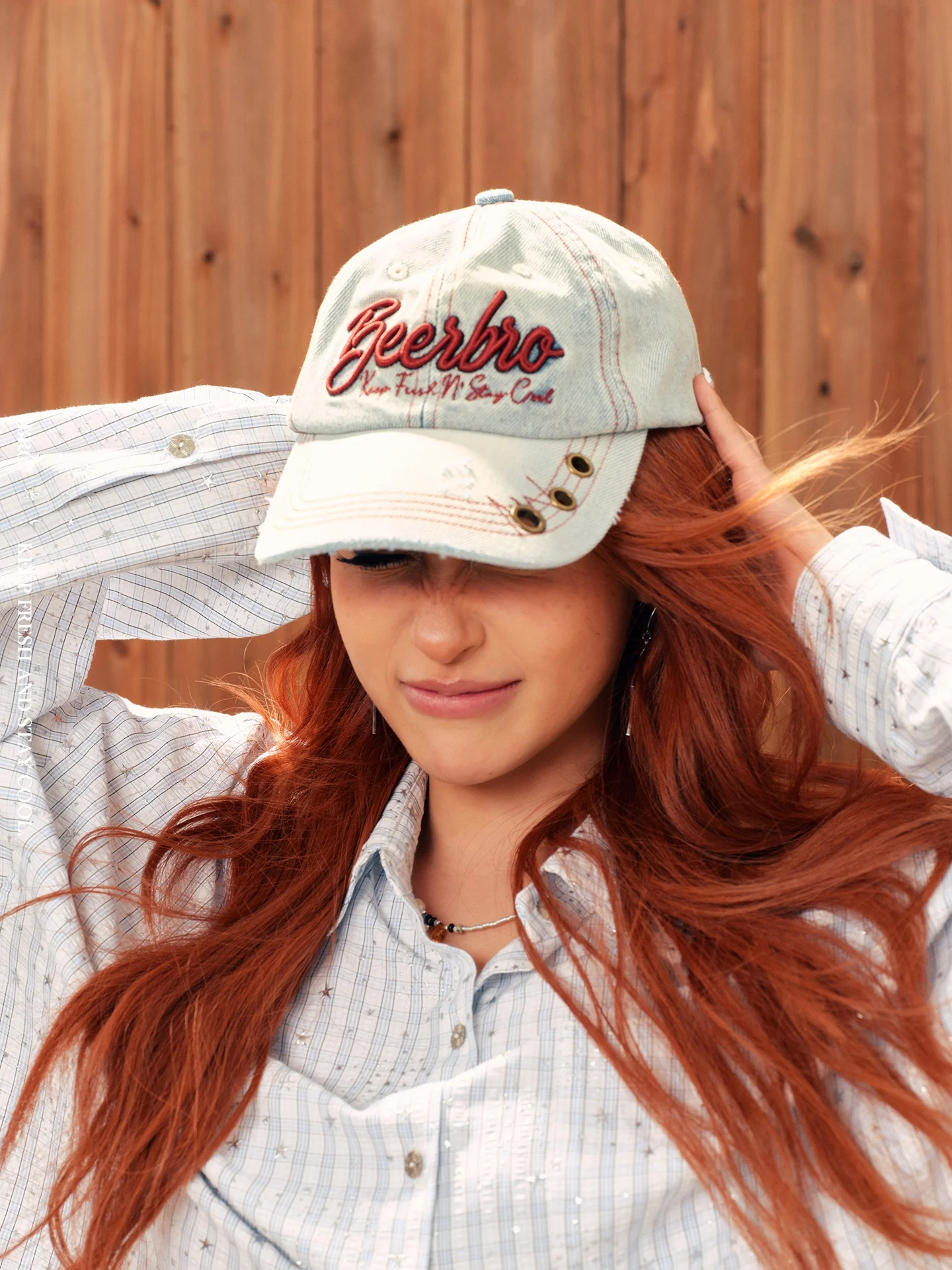 vintage-western-style-street-fashion-color-block-denim-baseball-cap-women's-worn-look-cap-breathable-cotton-sun-protection