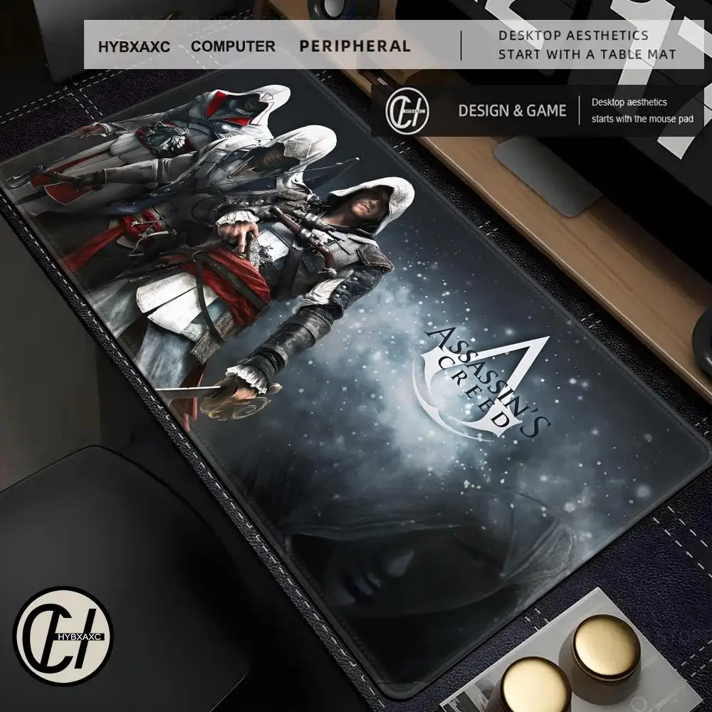 A-Assassin's-Creed gaming mouse pad computer pad desk pad natural rubber non-slip HD printing