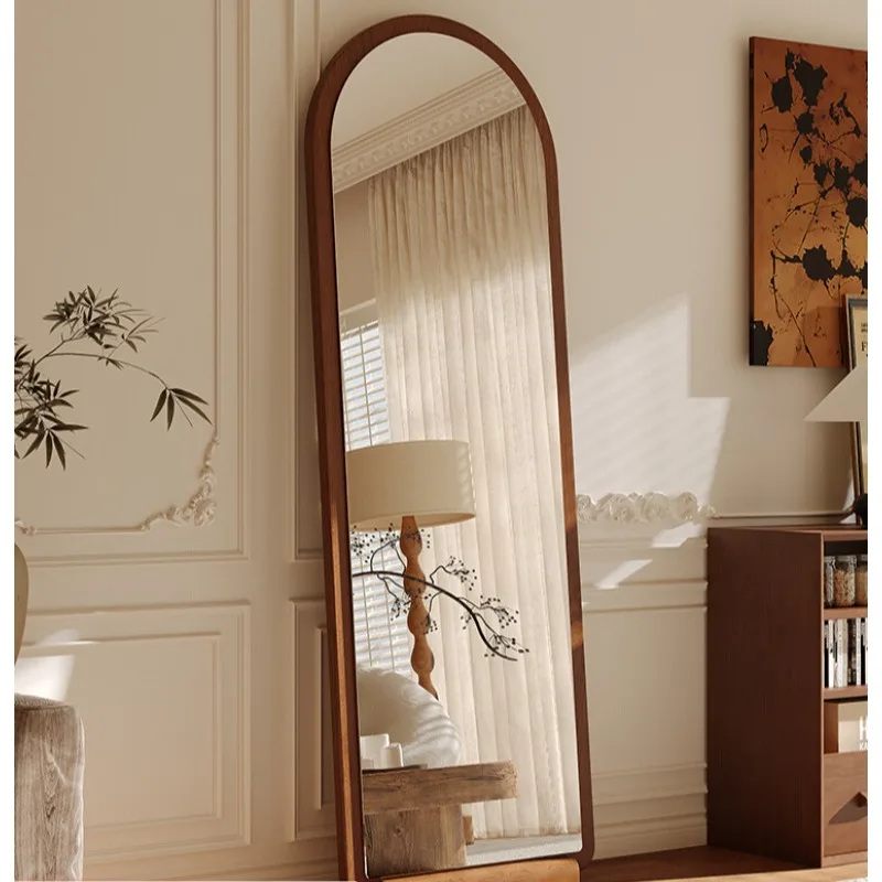 

Household light luxury mirror, wall-mounted full-length mirror