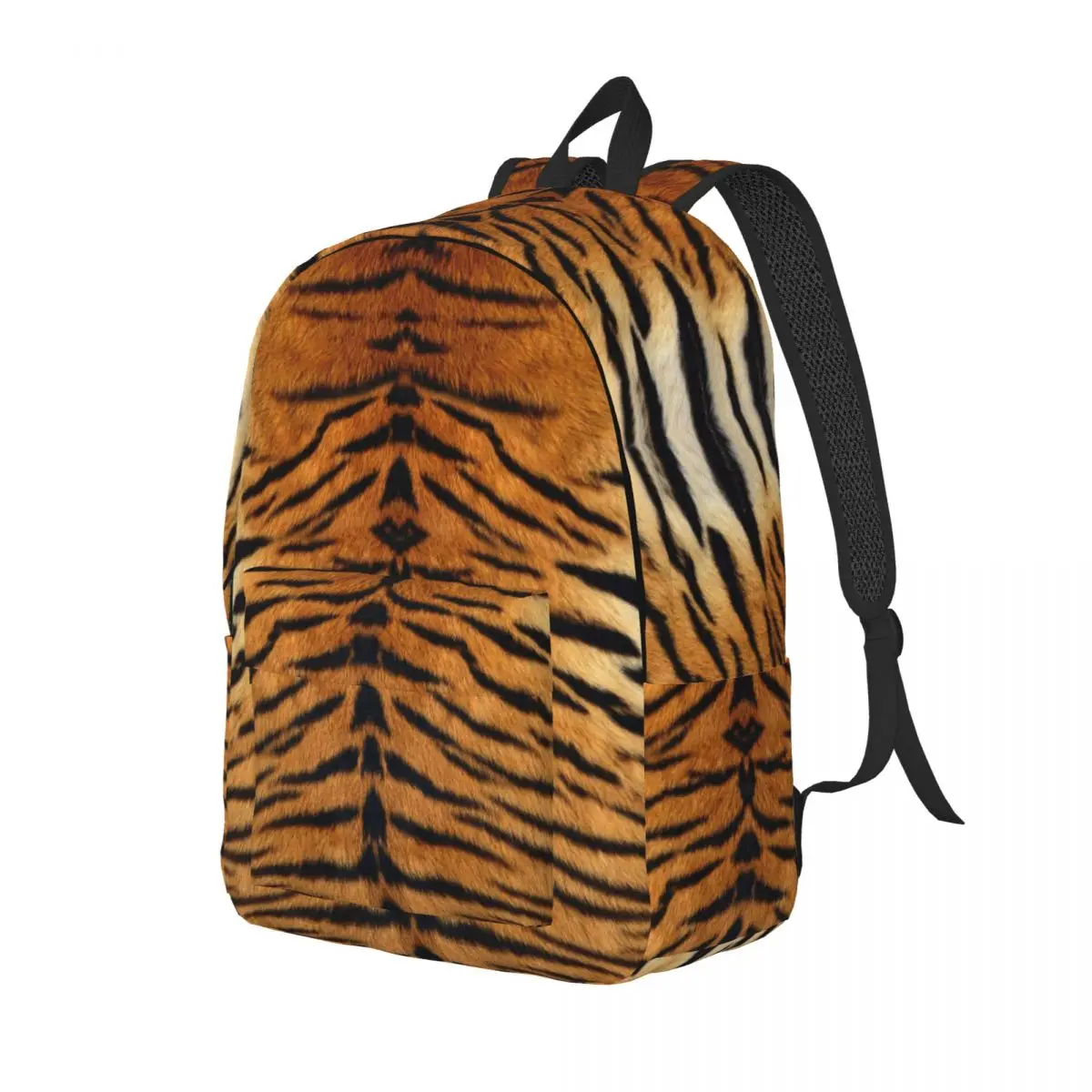 Tiger Fur Sketch Color Picture Backpack Unisex Travel Bag Schoolbag Bookbag Mochila