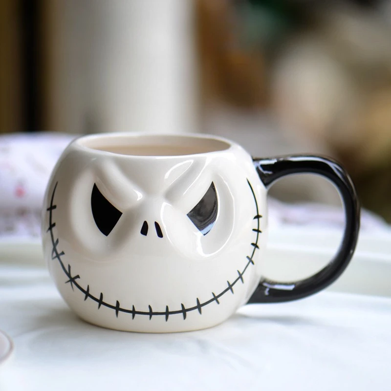 

Керамическая чашка для розыгрыша на Хэллоуин, индивидуальный дизайн, кофейная чашка, предметы домашнего обихода
