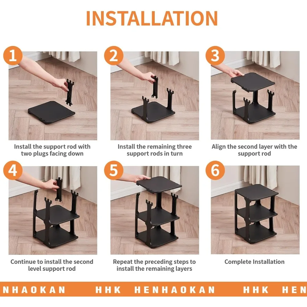 منظم رف الأحذية 5 طبقات لتخزين حامل الأحذية من البلاستيك الضيق العمودي، رف رف الأحذية قائم بذاته للمدخل S