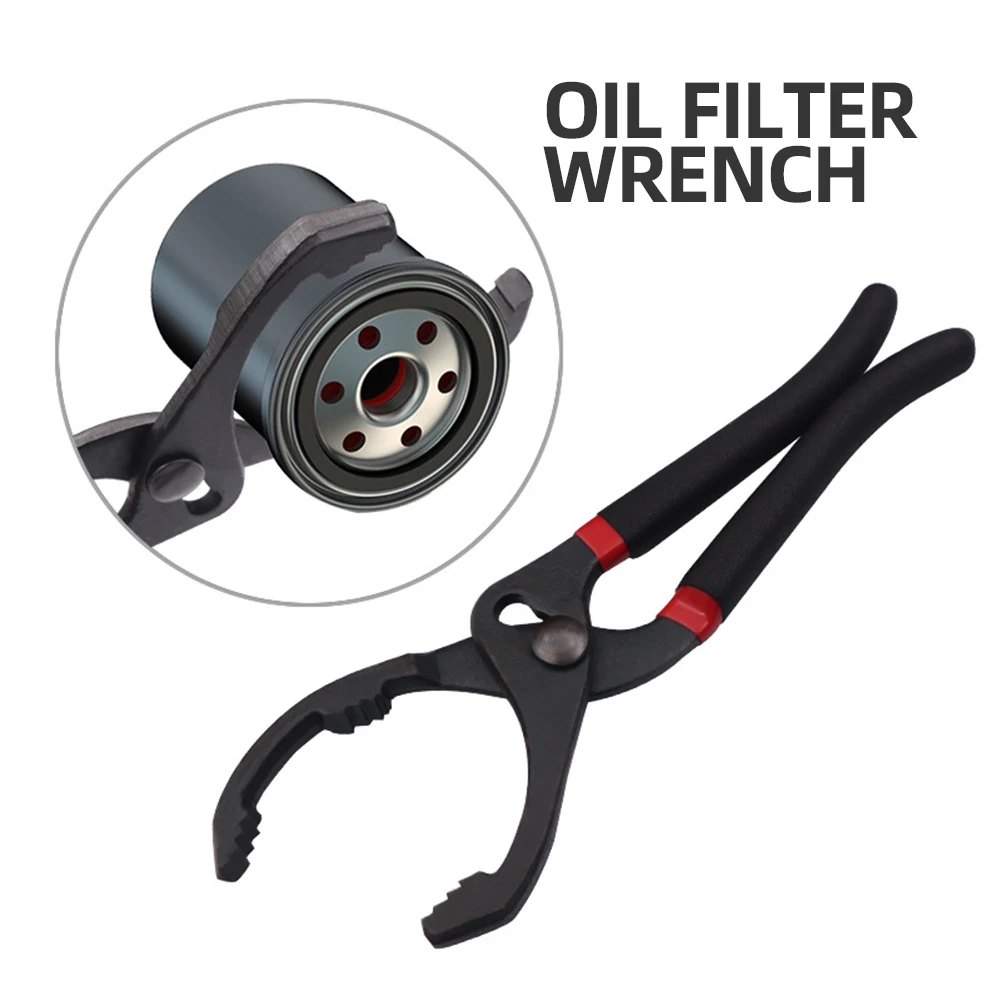 

Vacuum Oil Filter Wrench Tools Jaw Adjustable Magnetic Alloy Steel Removal Automobile Grid