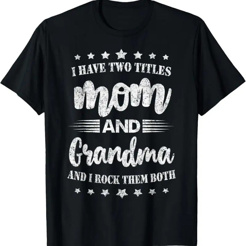 

Футболка с цветочным принтом «У меня два названия» «Мама и бабушка в стиле рок»