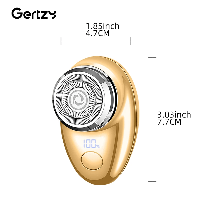 Small Mini Electric Shaver, Efficient Shaving, Dual Ring Blade Mesh, Detachable Blade Head, Easy to Clean, High-Speed Charging,