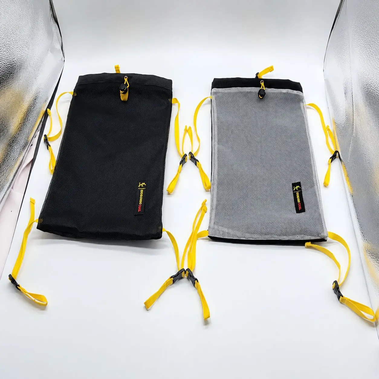 Abnehmbare Rucksack-Netztasche, Mehrzweck-Außen-Erweiterungstasche für Wandern, Radfahren, Reisen - Aufbewahrungstasche Rucksack-Zubehör – Detail 10