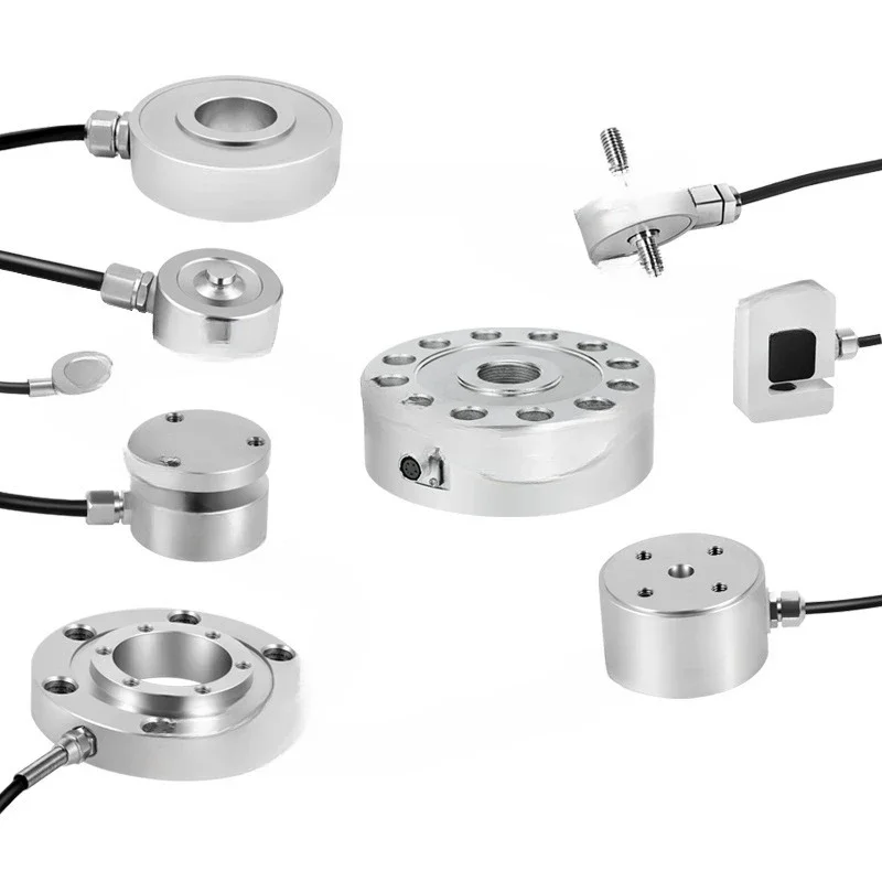 High-precision pressure sensor, tension and compression cylindrical weighing force and load sensor