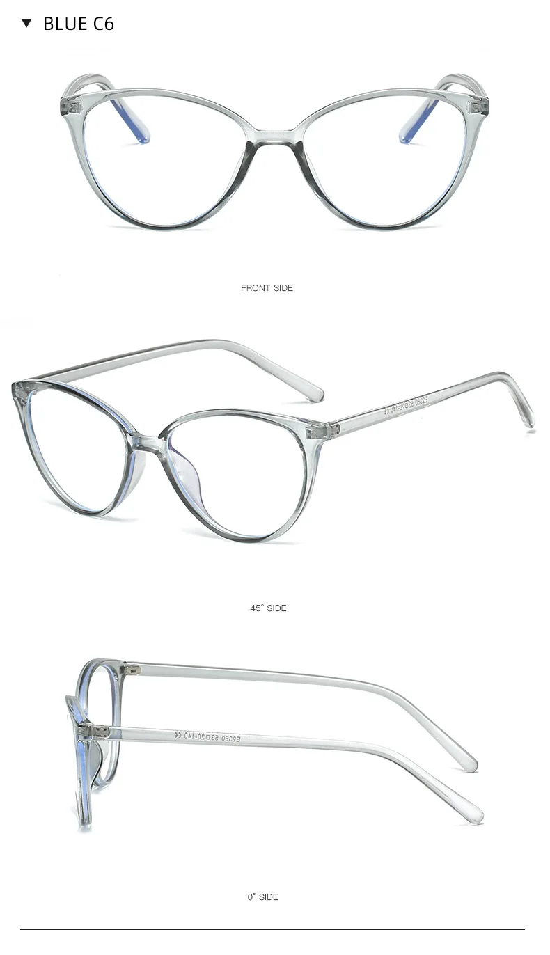 Blaulicht-Brille für Damen, 2023, flexibel, optisch, verschreibungspflichtig, Brillengestell, weibliche Computerbrille, Damen, UV400 – Detail 16