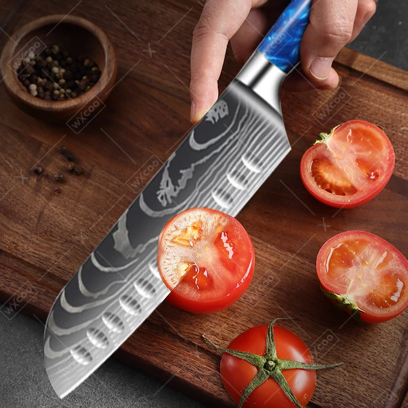 WXCOO Stainless Steel Fish Filleting Knife Multi-purpose Kitchen Knife Professional Chef Sharp Boning Knives Cutting for Fruit