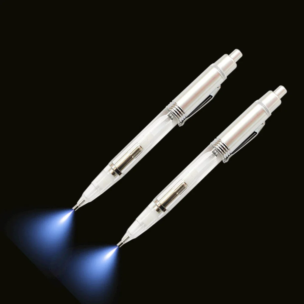 

2PCS LED DIY Diamond Painting Pen with Light Drill Art Lighted Pen Applicator Bead Accessories Lighting Tool