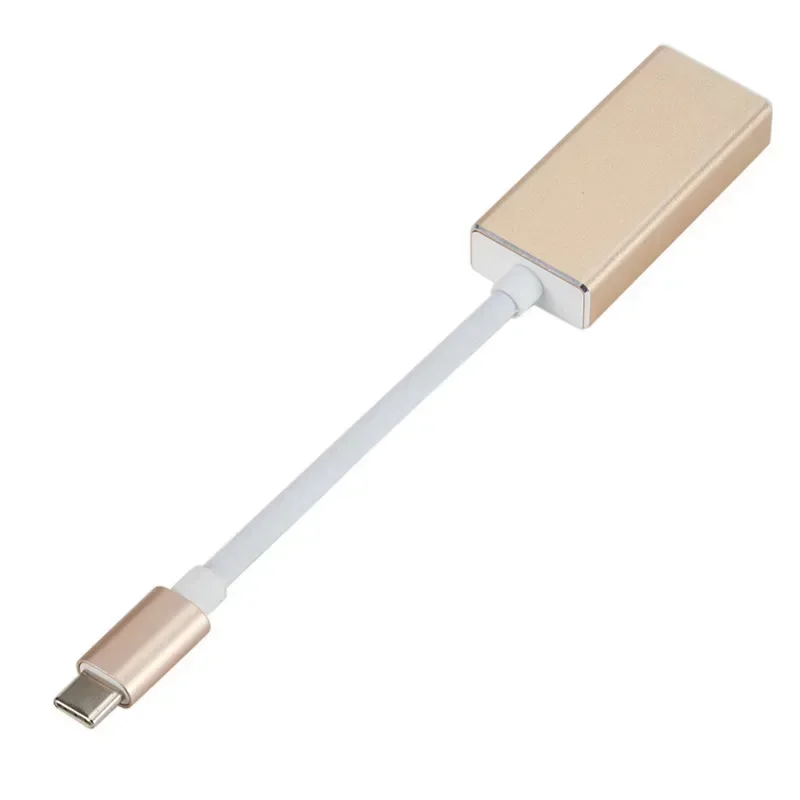 1 Stück Typ C USB C zu Mini DP 4K Typ C zu Mini Display Port Adapter Plug and Play 3 zu Mini DP Konverter für MacBook Pro