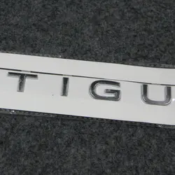 Apply to Tiguan MK2 Trunk lettering Rear tail marker Tailgate emblem Slivery