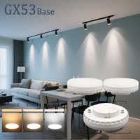 1-20Pack 15W 12W 9W 7W 5W LED GX53 Bulb Spot Light 220V Reflector 50W Equivalent 3000K 4000K 6000K Retrofit The Fittings