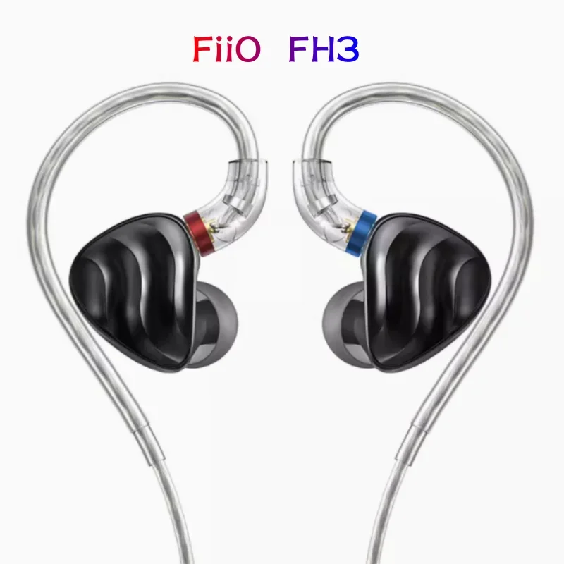 FiiO/FH3 One Two Three Unit Metal Ring Iron In Earphones Lou'S Earbuds