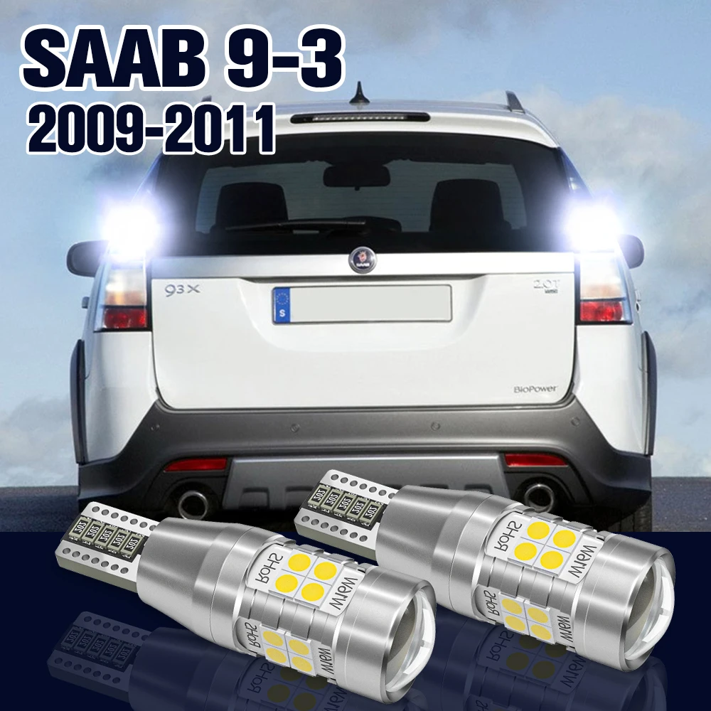 

Reverse Light 2x LED Bulb Backup Lamp For SAAB 9-3 Accessories 2009 2010 2011