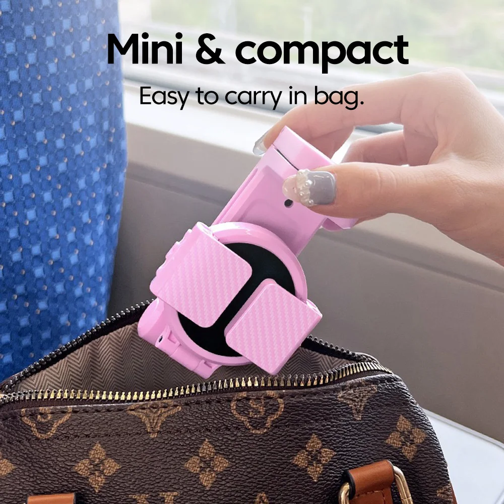 360°Adjustable Foldable Storage Mangetic Travel Phone Stand Mini Portable Mirror Lazy Holder For Universal Phone